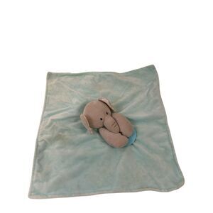 Forever Baby Elephant lovey blanket crinkle ears round teether 13"x12" replacemn